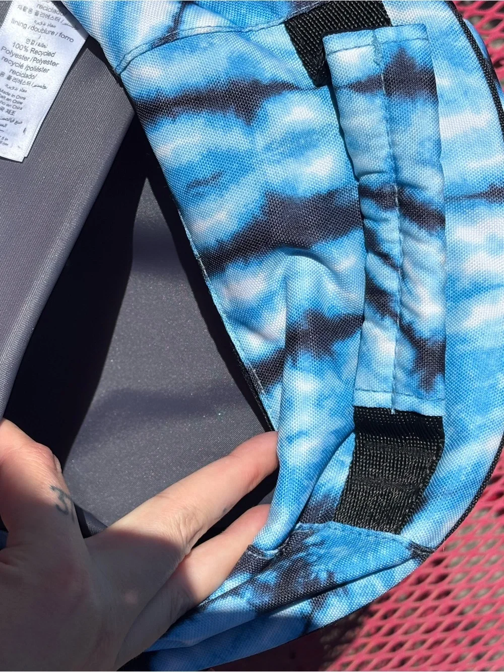 Pottery Barn Teen Blue Tie-Dye Backpack